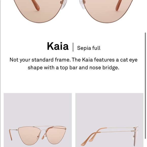 Sunnies Studios the Kaia in sepia full - Picture 3 of 6